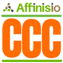 Affinisio sitting atop CCC alphabets to indicate suite-integrated identification and clearance of conflicts