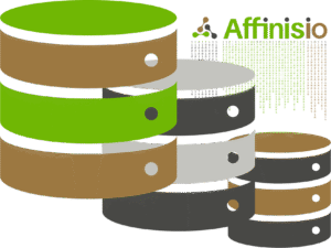 Stacked database cylinders indicating a choice between a database you already licence and the PostgreSQL deployment included