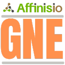 Affinisio atop GNE alphabets indicating integrated management of gifts, expenses, entertainment compliance