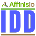 Affinisio sitting atop IDD alphabets to indicate suite-integrated management of designated persons